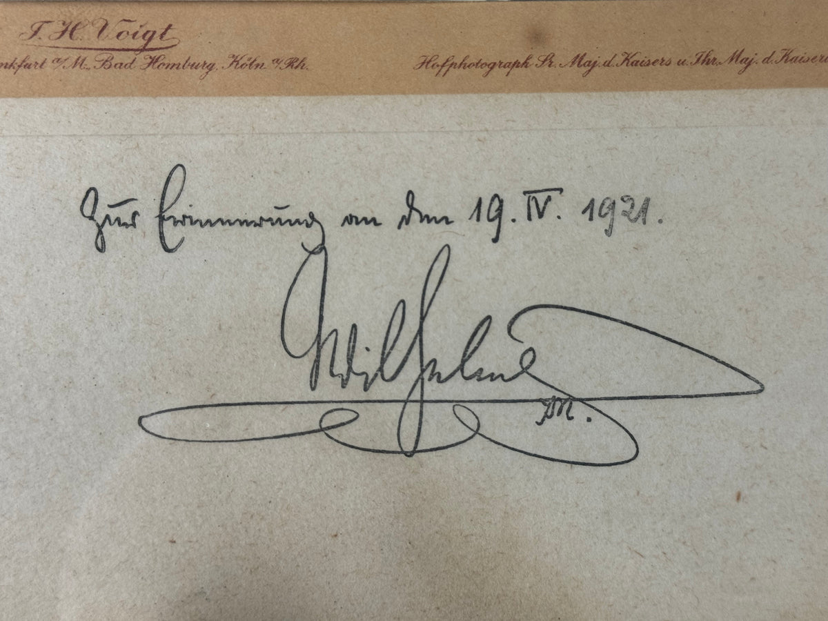 Erinnerung zur Beisetzung der Kaiserin Auguste Victoria, 11. April 1921