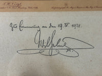 Erinnerung zur Beisetzung der Kaiserin Auguste Victoria, 11. April 1921