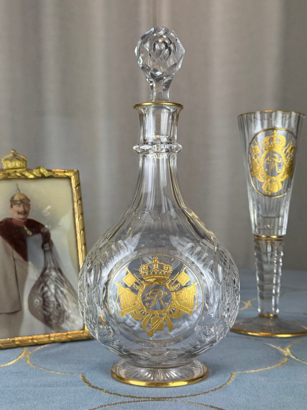 Karaffe, Gräflich Schaffgotsch’sche Josephinenhütte, Kaiser Wilhelm II, ca. 1912