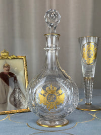 Karaffe, Gräflich Schaffgotsch’sche Josephinenhütte, Kaiser Wilhelm II, ca. 1912