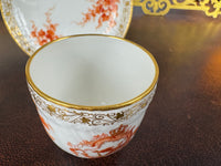 Neuosier Mokkatasse und Untertasse 1908 & 1913 – Kaiser Wilhelm II., KPM Berlin, kaiserliches Porzellan