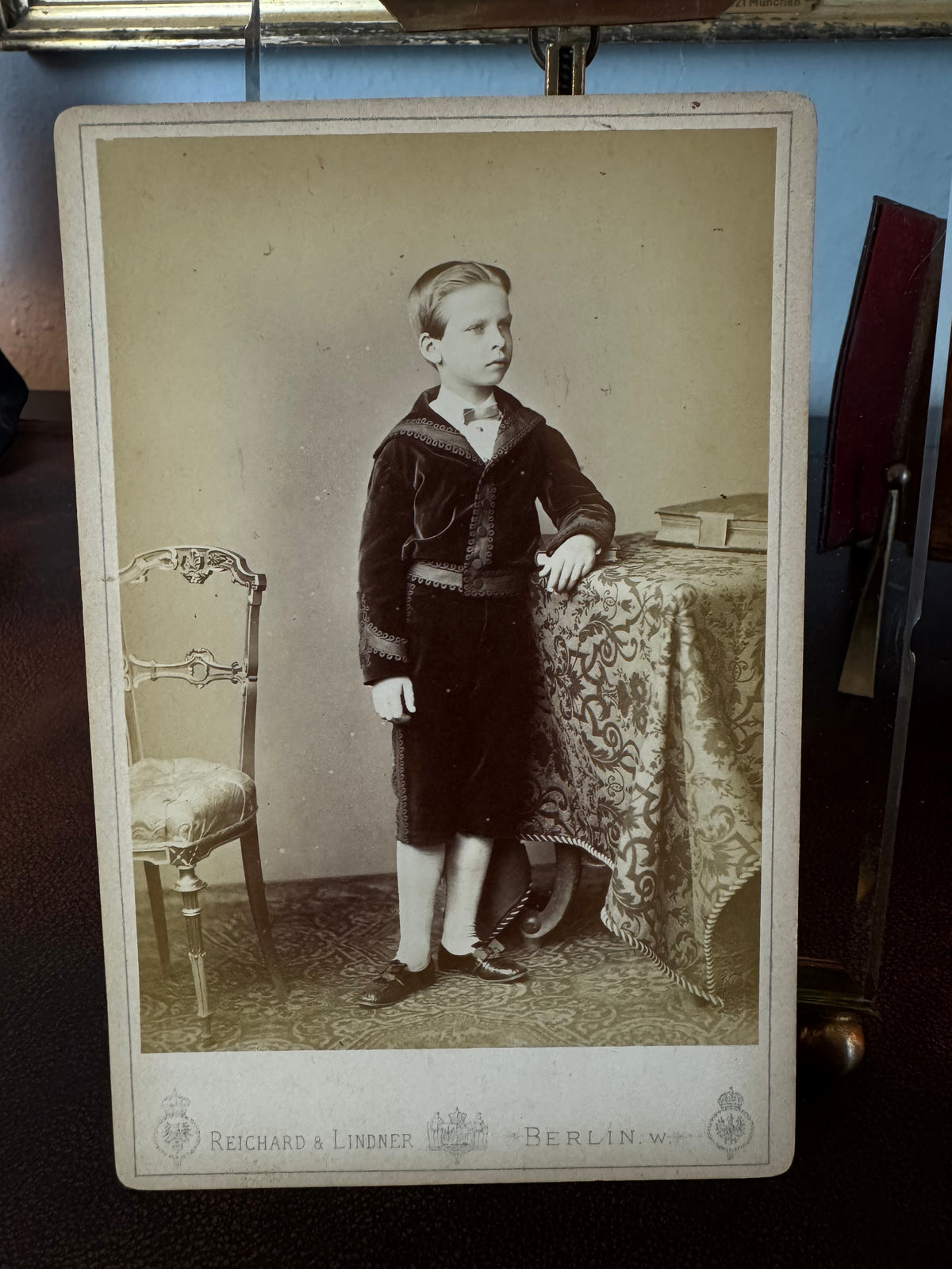 Prinz Waldemar von Preußen – Historisches Trauerbild im familiären Gedenken
