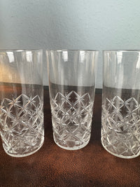Six grands verres à eau, Guillaume II, vers 1890