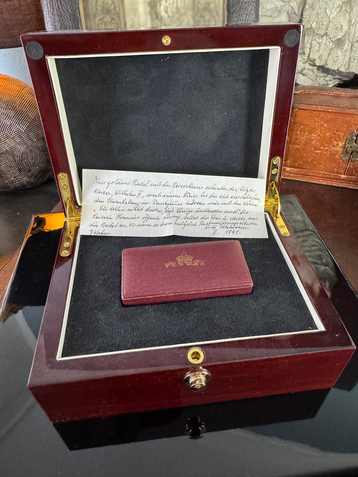 Geschenknadel von Kaiser Wilhelm II – seltenes Juwel vom Hofjuwelier Werner, Berlin
