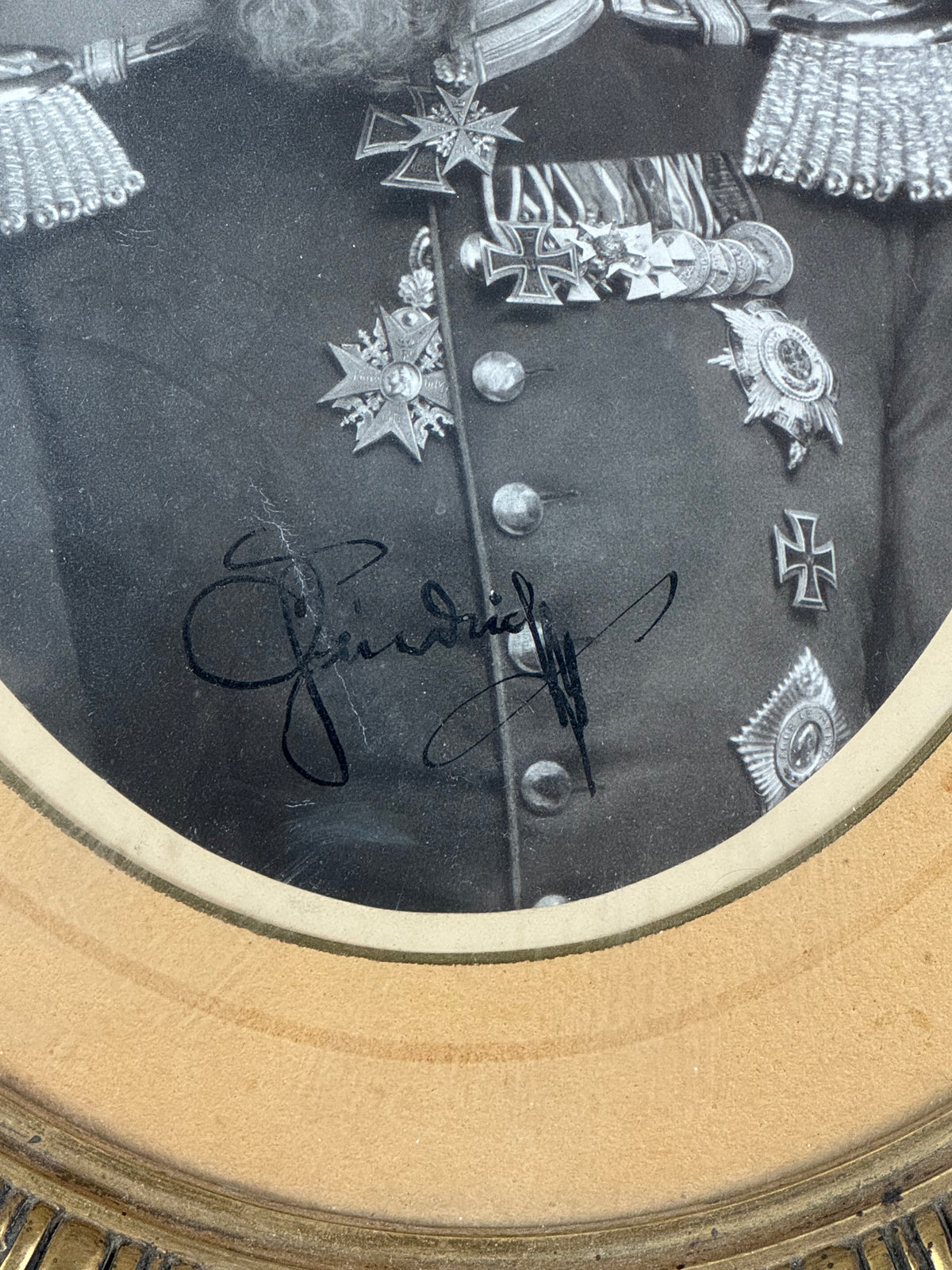 Geschenkrahmen mit einem Portrait von Kaiser Friedrich III., 1888