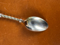 Kaiserlicher Zuckerlöffel aus Silber mit WR Monogramm von Kaiser Wilhelm I. um 1880 aus kaiserlichem Besitz