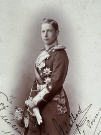 Konvolut Bilder & Co. und Messjacke, Adalbert von Preußen, ca. 1908