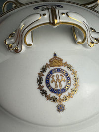 Kaiserliche Suppenterrine mit Deckel von S.M.Y. Hohenzollern, datiert 1911 – Porzellan aus dem Besitz Kaiser Wilhelm II.