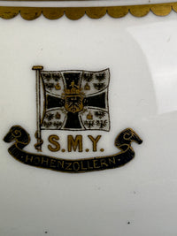 Kaiserliche Teekanne mit Deckel von S.M.Y. Hohenzollern, datiert 1912 – Porzellan aus dem Besitz  Kaiser Wilhelm II.
