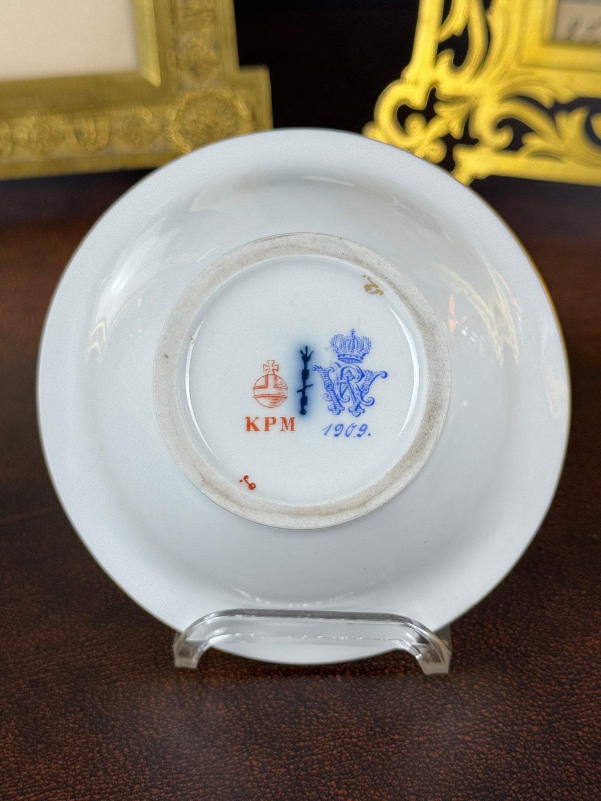 Petite coupelle en Neuzier, Guillaume II, datée de 1909