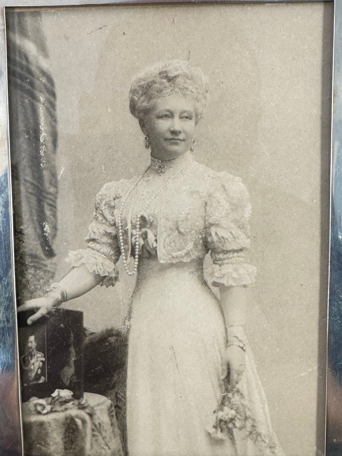 Silberne Hochzeit 1906: Kaiser Wilhelm II und Kaiserin Auguste Victoria – Historischer Geschenkrahmen