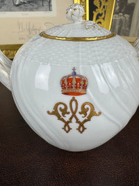 Neuosier Teekanne 1905 – Kronprinz Wilhelm von Preußen, KPM Berlin, kaiserliches Porzellan
