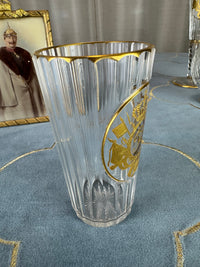 Wasserglas, Gräflich Schaffgotsch’sche Josephinenhütte, Kaiser Wilhelm II, ca. 1912