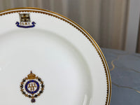 Kaiserlicher Dessertteller von S.M.Y. Hohenzollern, datiert 1899 – Porzellan aus dem Besitz Kaiser Wilhelm II.