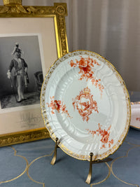 Neuosier Speiseteller, Kaiser Wilhelm II, datiert 1908