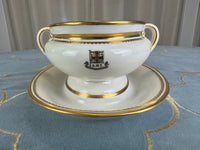 Kaiserliche Sauciere von S.M.Y. Hohenzollern, datiert 1911 – Porzellan aus dem Besitz Kaiser Wilhelm II.