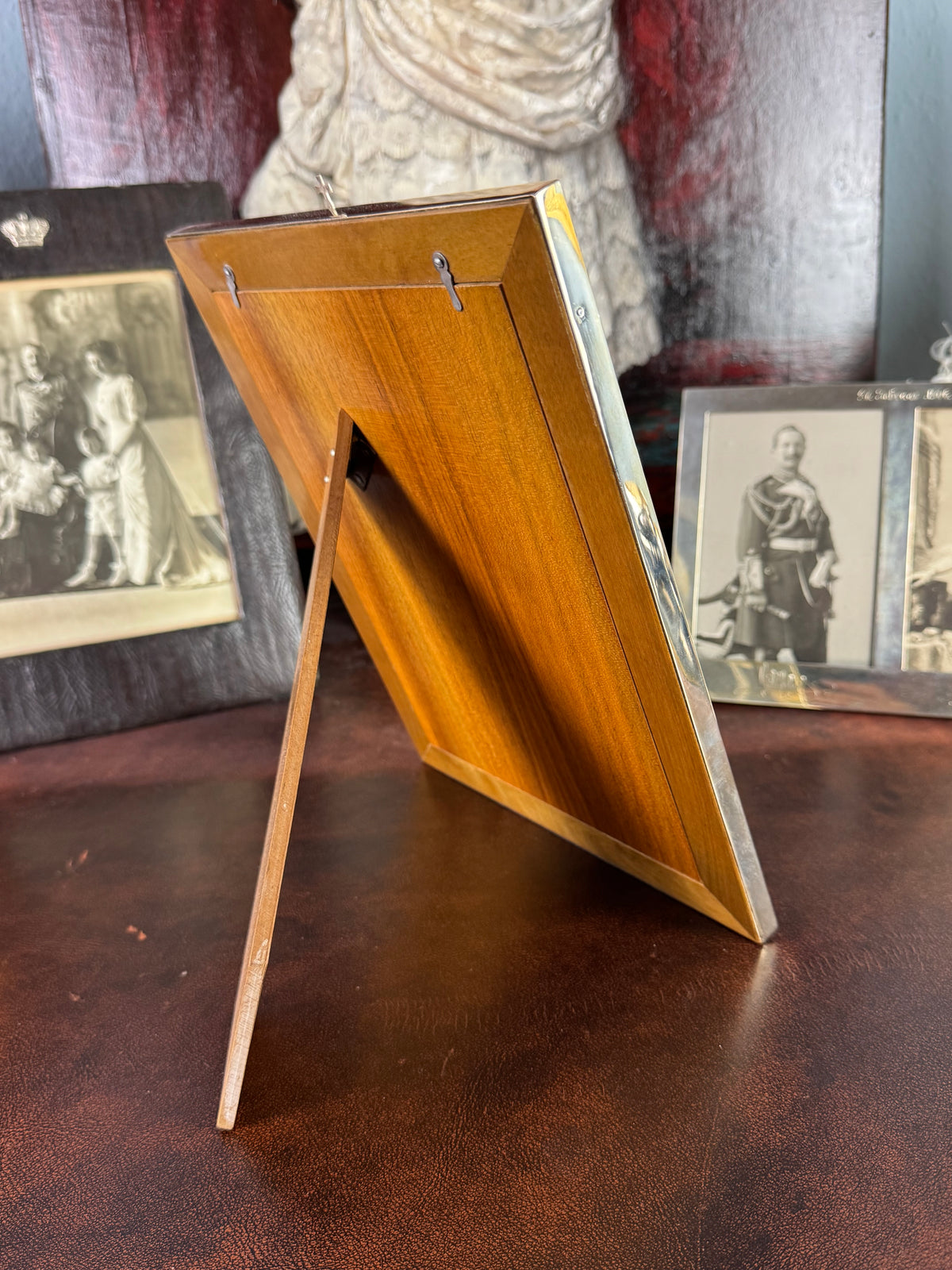 Silber-Geschenkrahmen Kaiser Wilhelm II - Foto mit originaler Unterschrift von 1931