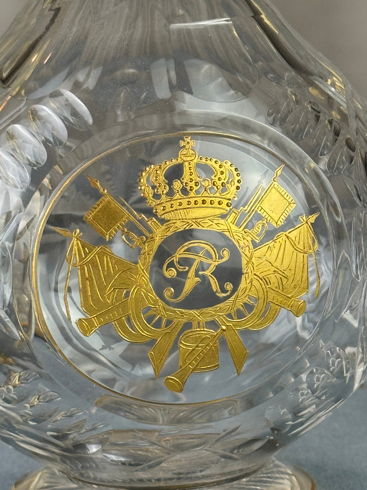 Karaffe, Gräflich Schaffgotsch’sche Josephinenhütte, Kaiser Wilhelm II, ca. 1912