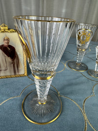 Rotweinglas, Gräflich Schaffgotsch’sche Josephinenhütte, Kaiser Wilhelm II, ca. 1912