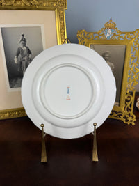Assiette de table en Neuosier, Kronprinz Guillaume de Prusse, datée 1905