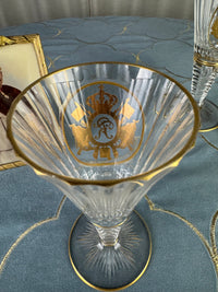 Weißweinglas, Gräflich Schaffgotsch’sche Josephinenhütte, Kaiser Wilhelm II, ca. 1912