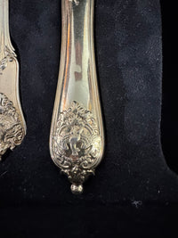 Vergoldetes Silber-Besteck, Rokoko Service, Kaiser Wilhelm II