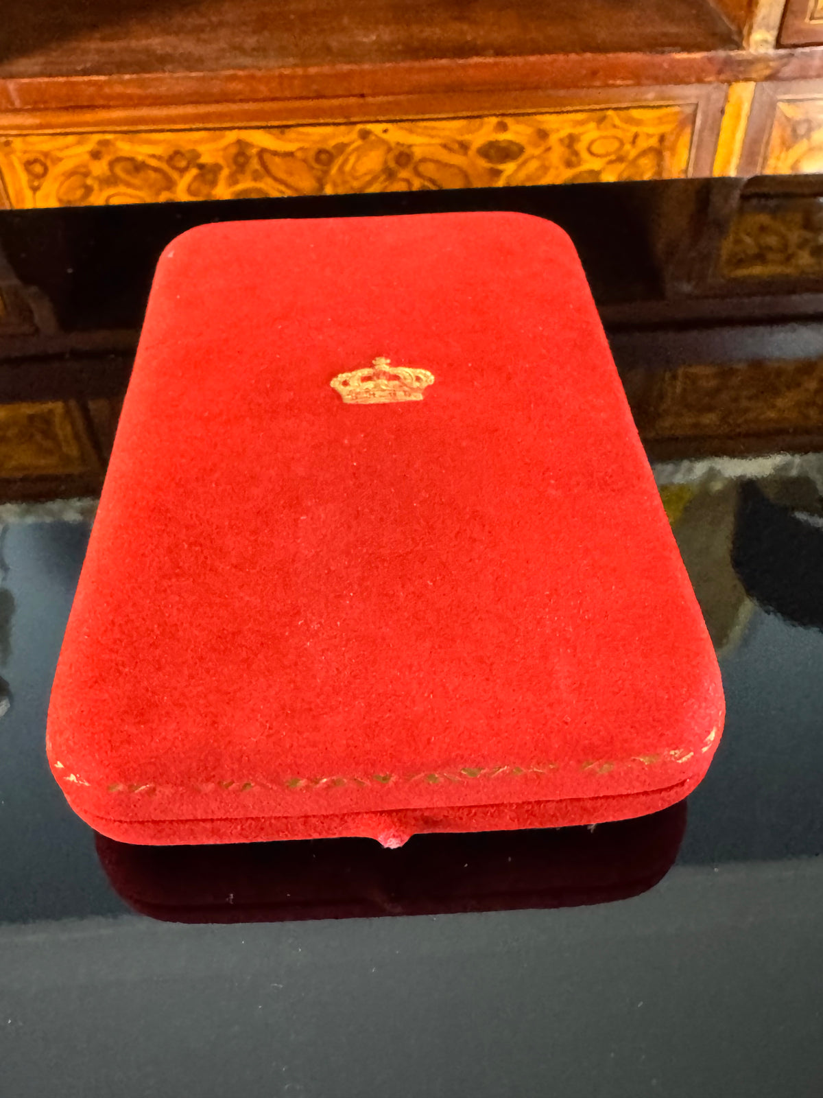 Kaiserliches Zigarettenetui, Kronprinzessin Cecilie, aus 800 Silber, Friedländer