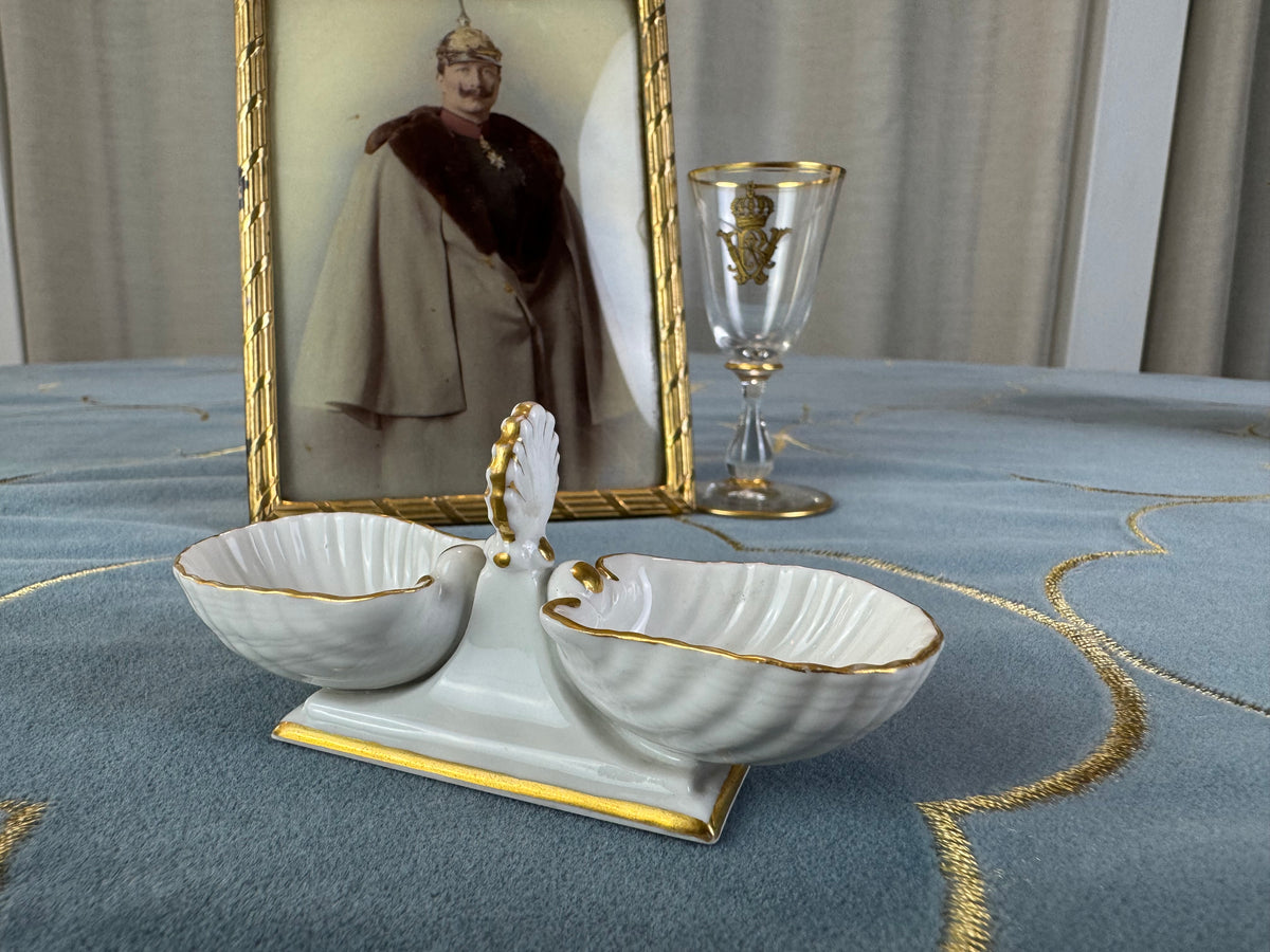 Salzgefäß, Kaiser Wilhelm II, datiert 1906