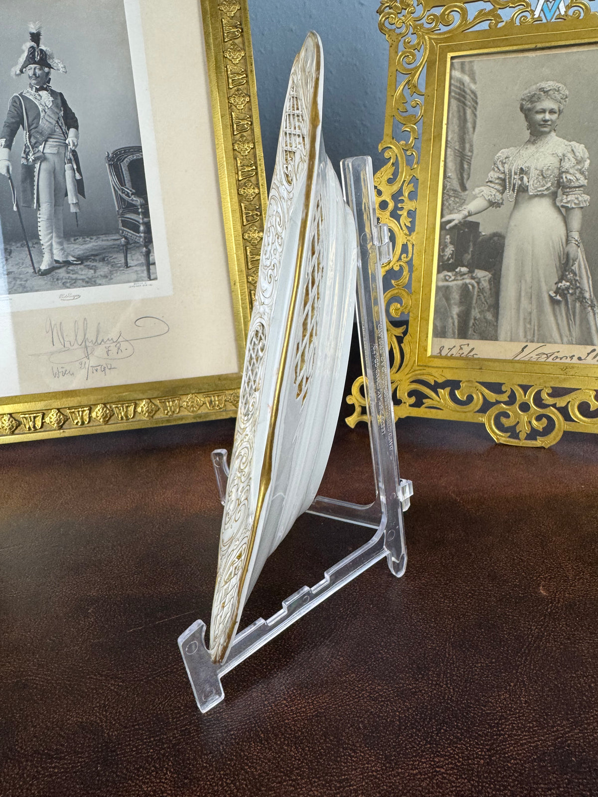 Neuosier Dessertteller, Kaiser Wilhelm II., datiert 1904