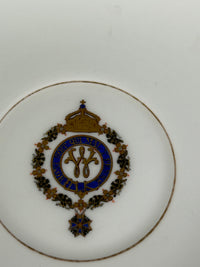 Kaiserliche Tasse mit Untertasse von S.M.Y. Hohenzollern, datiert 1900 + 1911 – Porzellan aus dem Besitz  Kaiser Wilhelm II.