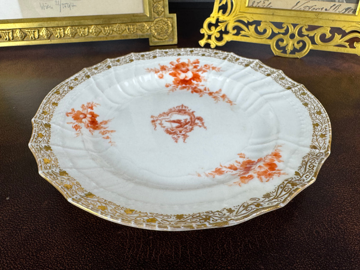 Assiette à pain de Neuosier, Guillaume II, datée de 1912