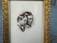 Kronprinzessin Victoria mit ihrem zehnjährigen Sohn Kaiser Wilhelm II., ca. 1869