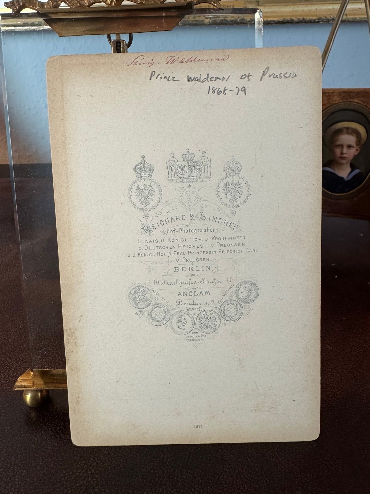 Prinz Waldemar von Preußen – Historisches Trauerbild im familiären Gedenken