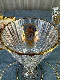 Rotweinglas, Gräflich Schaffgotsch’sche Josephinenhütte, Kaiser Wilhelm II, ca. 1912