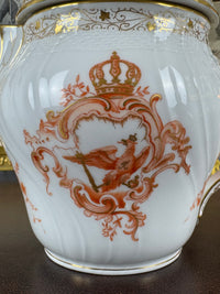 Neuosier Warmwasserkanne 1902 – Kaiser Wilhelm II., KPM Berlin, kaiserliches Porzellan