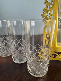 Six grands verres à eau, Guillaume II, vers 1890