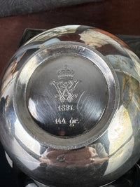 Milchkännchen und Zuckerdose aus Silber – von der Tafel Kaiser Wilhelms II., datiert 1897 und 1899