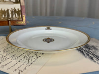 Kaiserlicher Dessertteller von S.M.Y. Hohenzollern, datiert 1899 – Porzellan aus dem Besitz Kaiser Wilhelm II.