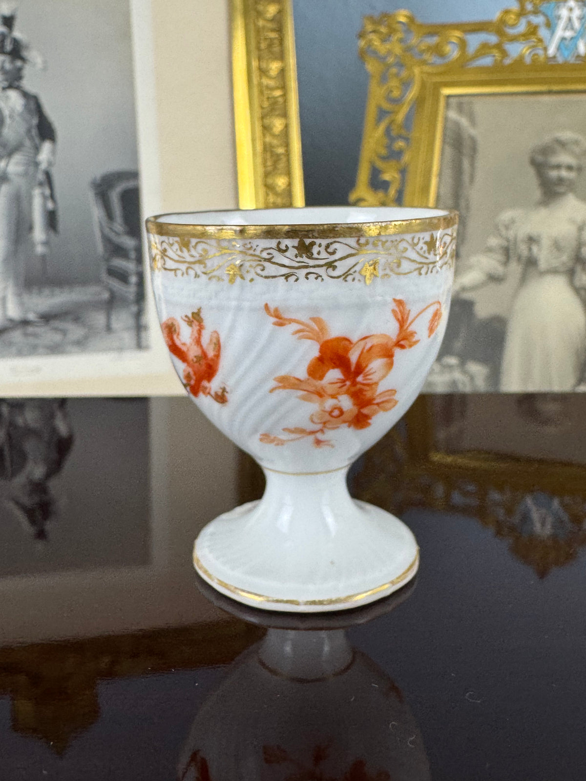 Neuosier Eierbecher 1891 – Kaiser Wilhelm II., KPM Berlin, kaiserliches Porzellan