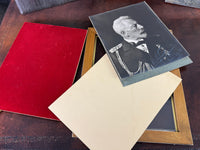 Silber-Geschenkrahmen Kaiser Wilhelm II - Foto mit originaler Unterschrift von 1931