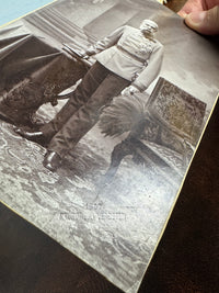 Großformatige Porträtkarten Franz Ferdinand & Kaiser Franz Josef – Habsburger Fotografie, Wien