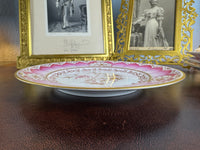 Plat de service du service de Damas, Kaiser Guillaume II, daté de 1906