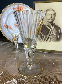 Rotweinglas, Gräflich Schaffgotsch’sche Josephinenhütte, Kaiser Wilhelm II, ca. 1912