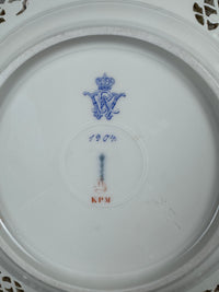 Neuosier Dessertteller, Kaiser Wilhelm II., datiert 1904