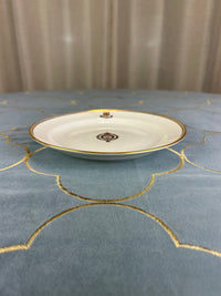 Kaiserlicher Dessertteller von S.M.Y. Hohenzollern, datiert 1907 – Porzellan aus dem Besitz Kaiser Wilhelm II.