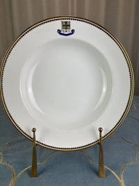 Kaiserlicher Suppenteller von S.M.Y. Hohenzollern, datiert 1899 – Porzellan aus dem Besitz  Kaiser Wilhelm II.