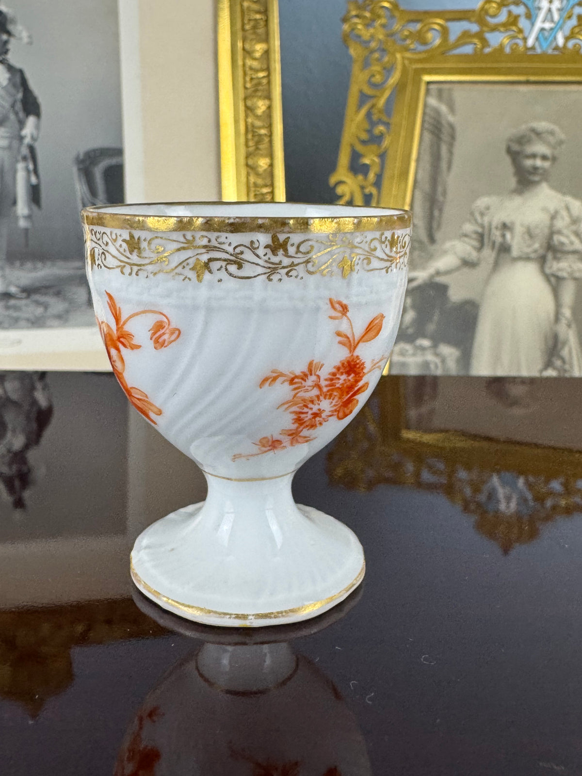 Neuosier Eierbecher 1891 – Kaiser Wilhelm II., KPM Berlin, kaiserliches Porzellan