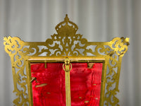 Feuervergoldeter Geschenkrahmen mit Portrait von Kaiserin Auguste Victoria, 1906