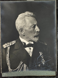 Silber-Geschenkrahmen Kaiser Wilhelm II - Foto mit originaler Unterschrift von 1931