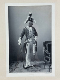 Großer feuervergoldeter Geschenkrahmen mit Widmungsportrait von Kaiser Wilhelm II., 1897